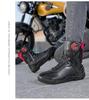 Comfortable, Wear-Resistant Motorcycle Riding Boots with Track-Level Protection