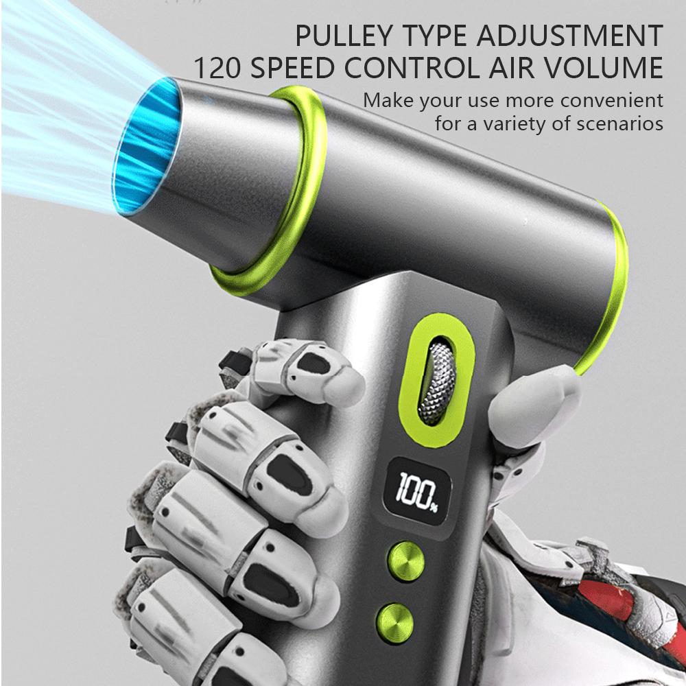 200000 RPM Turbo Blower Fan 4-in-1 Multi-Function Tool for Blowing Vacuuming Inflating Dusting Presale