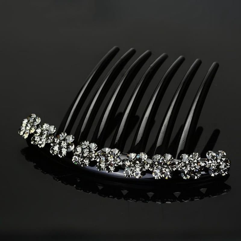 Strass Blume Haarkamm Haareinstecker Kopfschmuck Damen Haaraccessoires Haarkamm