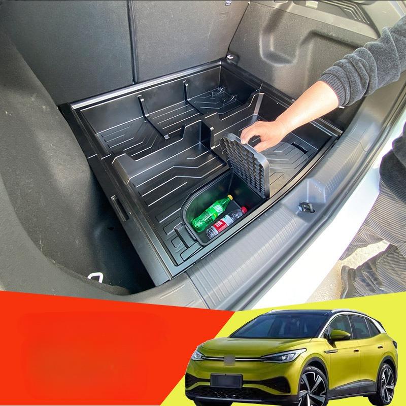 For Volkswagen ID4 Organization Storage Magic Box Maximize Storage Space Trunk Organization Storage Box Accessories