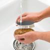 Perie de curățare pentru legume, fructe, design cu peri rigidi, sigură pentru mașina de spălat vase, prindere anti-alunecare, perie pentru legume, unelte de bucătărie multifuncționale