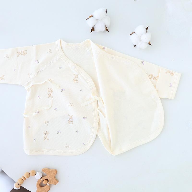 Newborn Soft Cotton Boneless Monk Shirt, 0-3 Months, Spring/Autumn