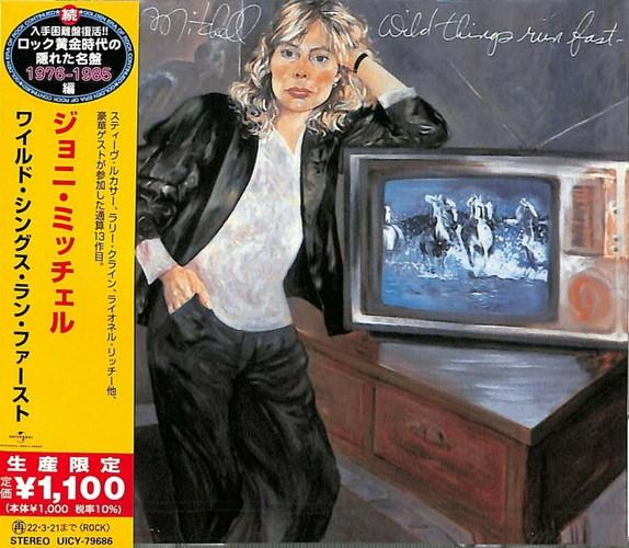 CD JONI MITCHELL  Wild Things Run Fast UICY79686 GEFFEN 2021 Japan ObiRock Used