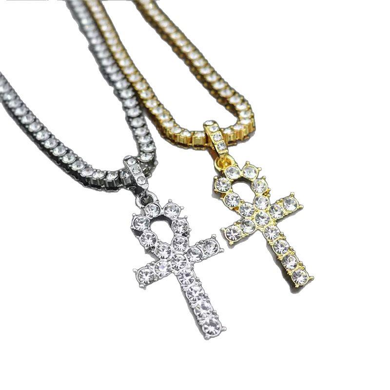 Men's 4mm Cuban Chain Necklace - European American Hip Hop Style Tennis Pendant Jewelry