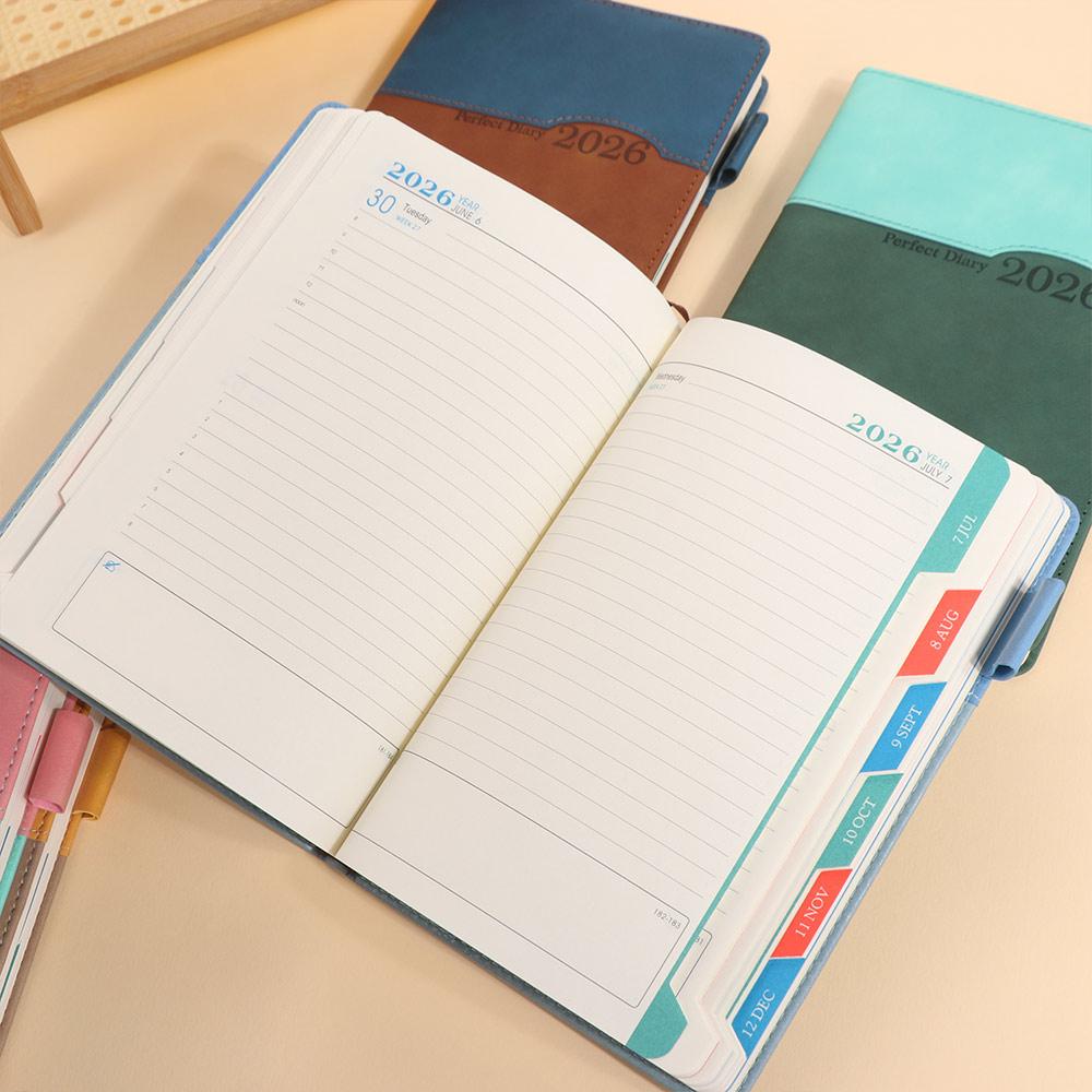 365 Days 2026 Schedule Planner Notepad Thick Paper To-do List Notebook  Business