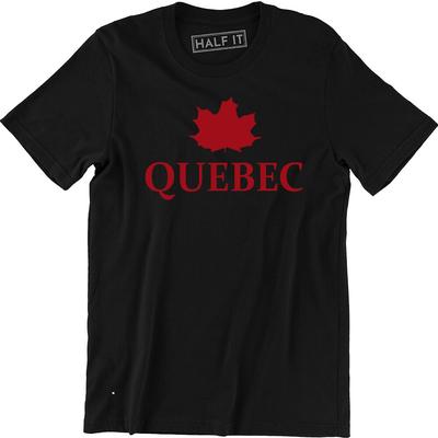 Quebec Shirt Canada Leaf Supporter Football Fans Men's T-shirt Tee Unisex T-Shirt