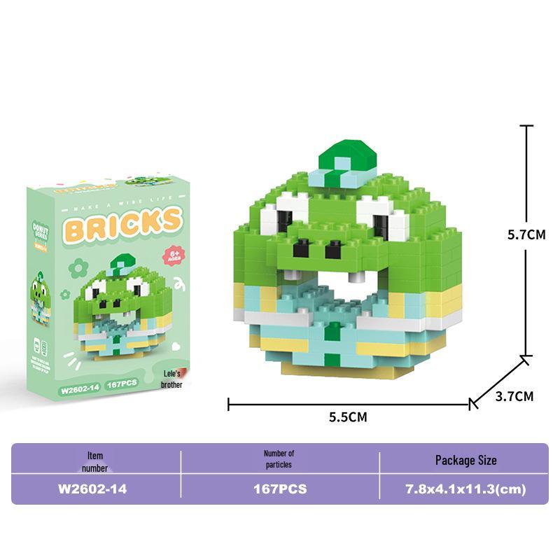 Santa Claus Micro Bricks Educational Toy - Compatible with LEGO, Building Blocks for Kids