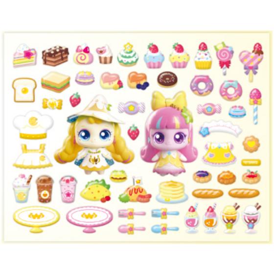 Vyrobeno v Koreji - Chyť hvězdu! Sada samolepek pro hru na role Teenieping (7 typů)