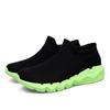 Fashion Women's Red Knit Socks Shoes Breathable Mesh Lightweight Non-slip Flat Shoes Women Outdoors Comfort Sport Shoes Ladies Sneakers