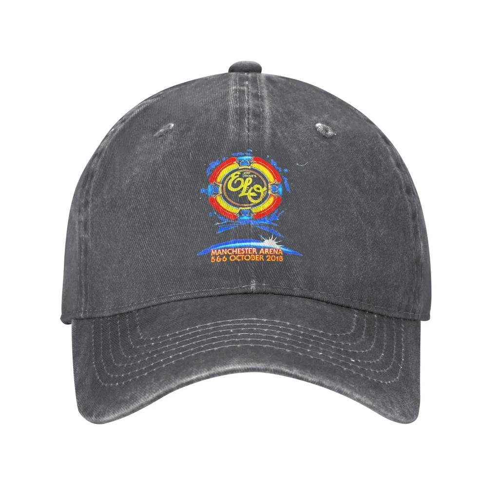 ELO Electric Light Orchestra Baseball Caps Unisex Women Distressed Denim Washed Sun Cap Band Tour Outdoor All Seasons Travel Hats