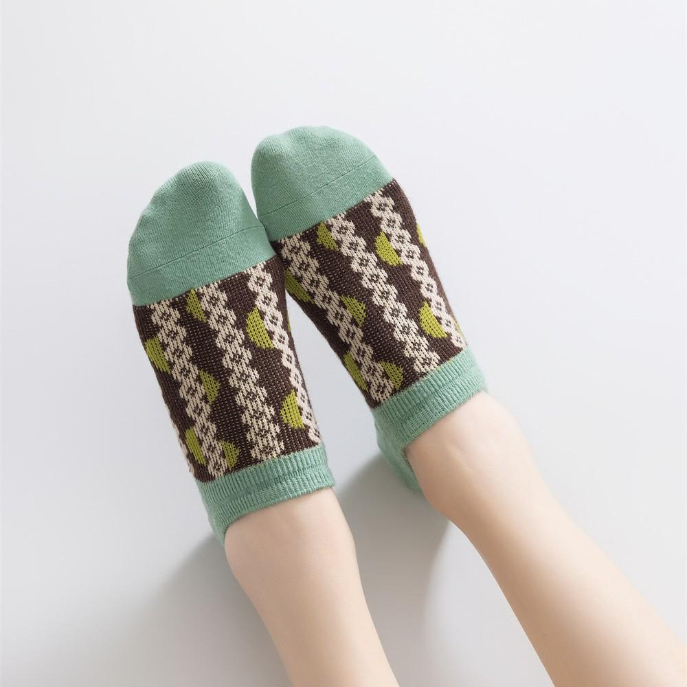 Women's Invisible No Show Socks Anti-Slip Silicone Grip Cotton Ankle Socks for Sports Casual All Season Boat Socks