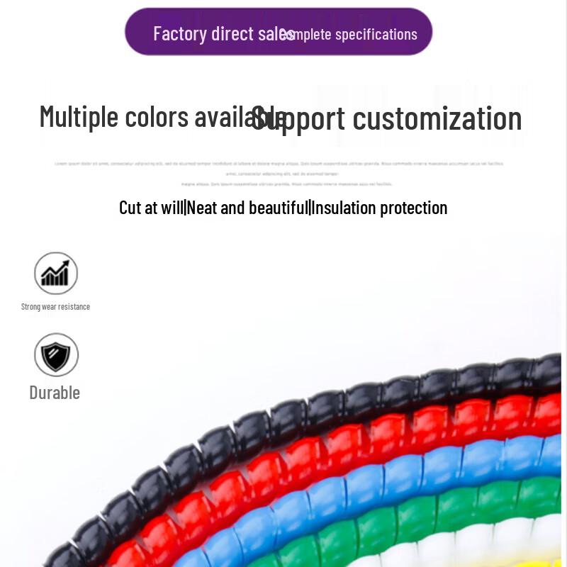 Flame Retardant Spiral Wire & Hose Protector