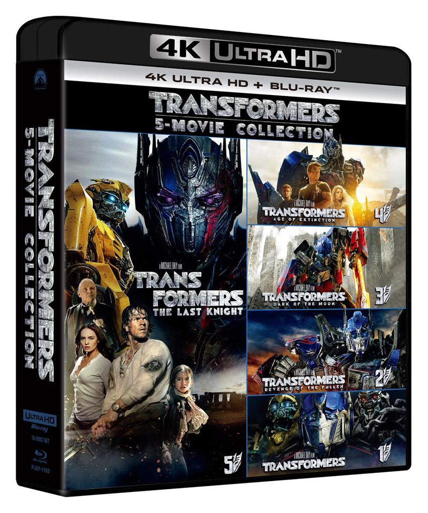 Transformers 5 Movie Collection ULTRA HD ULTRA HD (4K + Blu-ray Set) [4K + Blu-ray]
