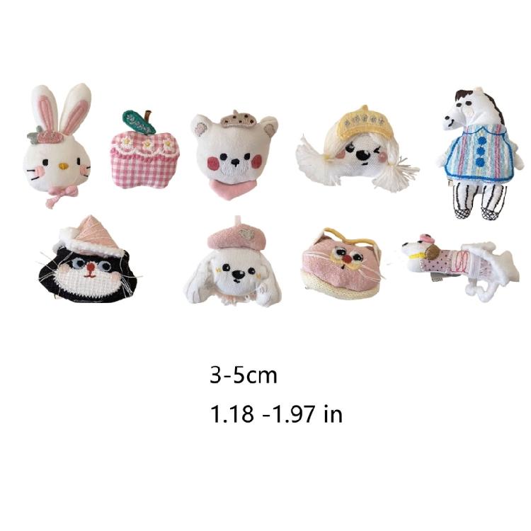 Fun Cartoon Fabric Pin Playful Design Lightweight And Sturdy Soft Fabric Badge Ideal For Gifts And Personal Use