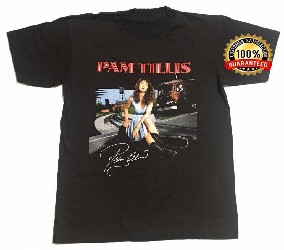 

Pam Tillis Short Sleeve Cotton Black All Size Shirt S-4XL 4XL