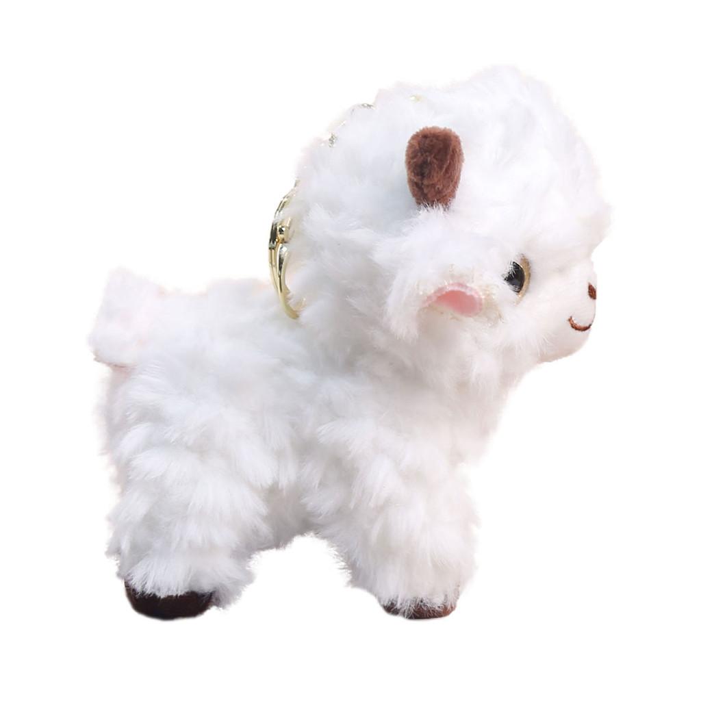 Keychain Plush Animal Featuring Sheep Soft Short Material For Collectors Girls