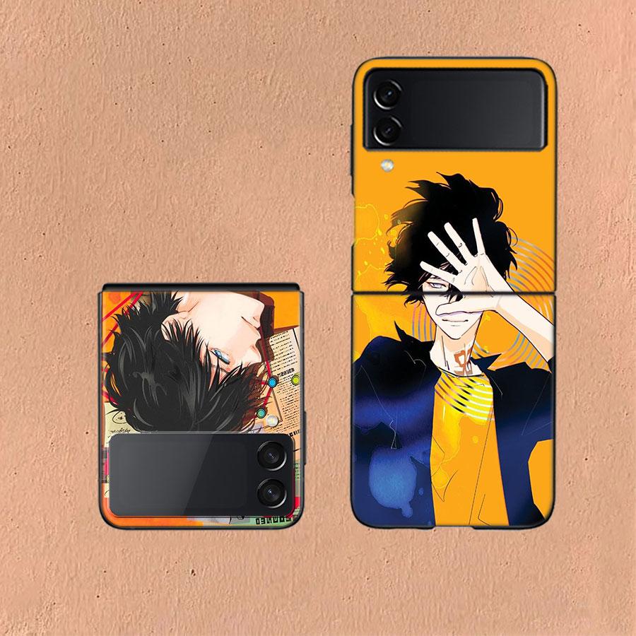 Kamonohashi Ron Coque For Samsung Z Flip7 6 Galaxy Case Shockproof Z Flip5 Z Flip3 4 5G Hard Cover Phone TPU PC Hard Funda