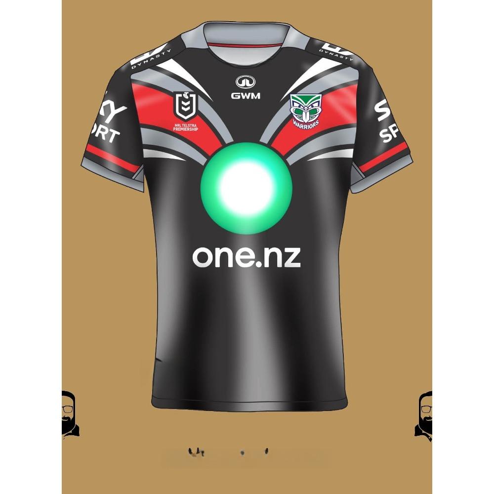 2026 Vară Tricou Potrivit pentru Familie și Antrenament Tricou Rugby New Zealand Warriors Stil Y2K