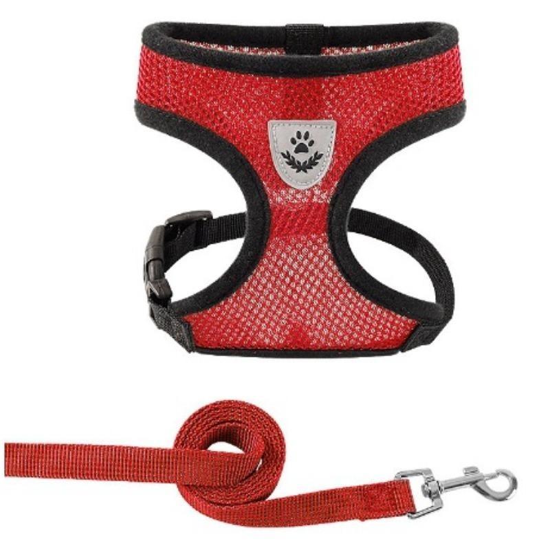 Pet Leash, Vest Style, Dog and Cat Chest and Back Straps, Small Dog Reflective Leash and Dog Chain Supplies
