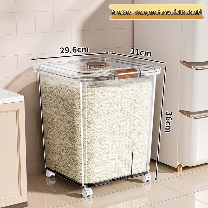Pest-Proof Moisture-Proof Rice Flour Storage Jar | Food-Grade Large Capacity Container