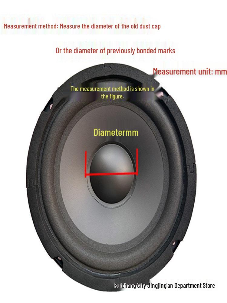 Multi-Size Speaker Dust Cap (3"-12") - PP DIY Repair Accessory
