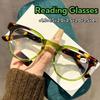 Fashionable Casual Round Frame Presbyopia Glasses For Men And Women Hd Anti-Blue Light Far Sight Eyeglasses +1.0 To +4.0