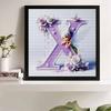 DIY Diamond Painting Round Diamond Elf Letter X Full Diamond Mosaic Home Decoration Painting Cross Stitch Kit