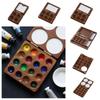 Compact Watercolor Palette Walnut Wood Pocket Palette Mixing Paint Tray  Sketch Painting