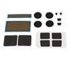Game Console Protection Kit Stickers Dust Screen Dust Plug Joystick Cap Game Console Skin Protection Set for Steam Deck