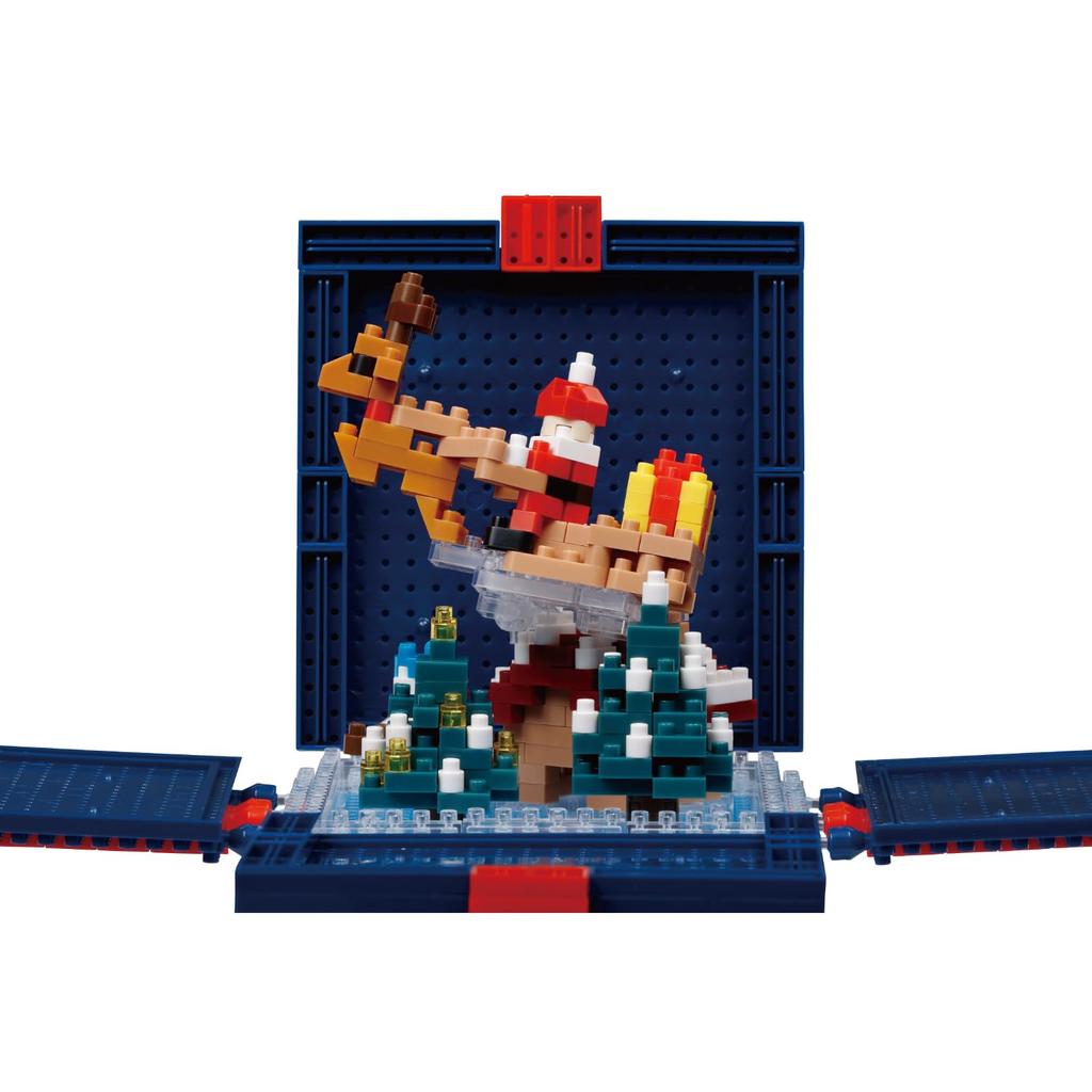 Kawada Nanoblock Christmas Gift, 570 Pieces, 9.8 X 9.8 X 10.6 Cm, Ages 12 and Up, Interior Decoration, Hobby, NBH_238