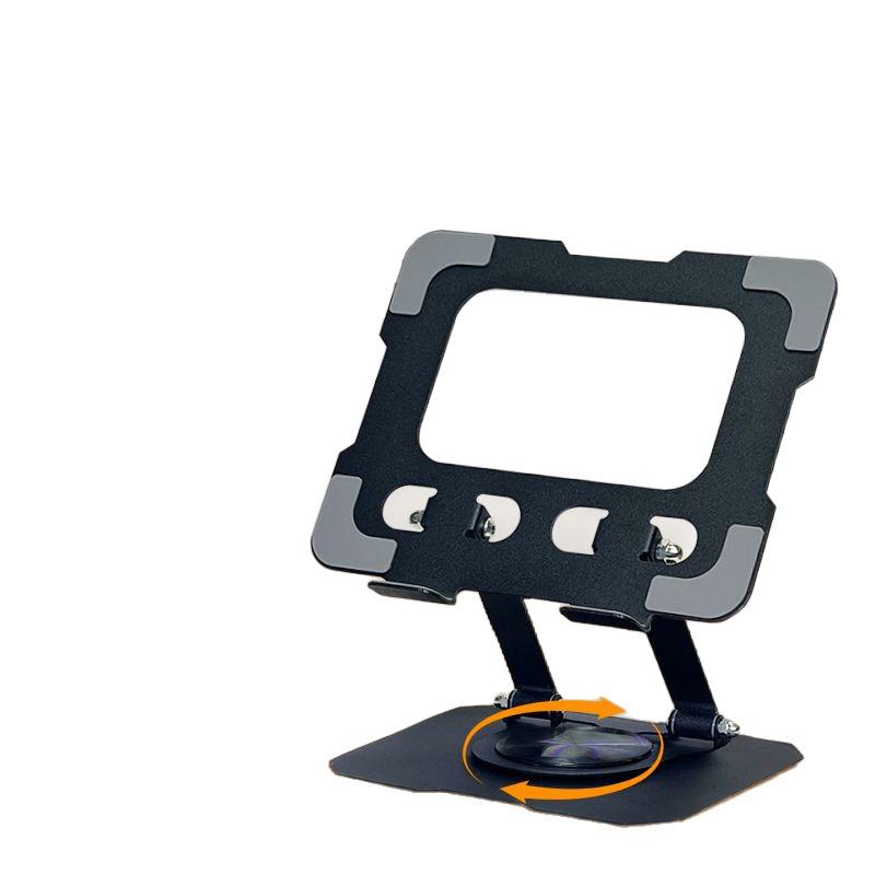 Adjustable All-Metal Desktop Stand for Phone/Tablet with 6-Way Rotation