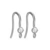 10pcs Stainless Steel PVD Gold Plated Zircon Earring Hooks Wires for DIY Jewelry Findings Accessories Handmade Earrings Making
