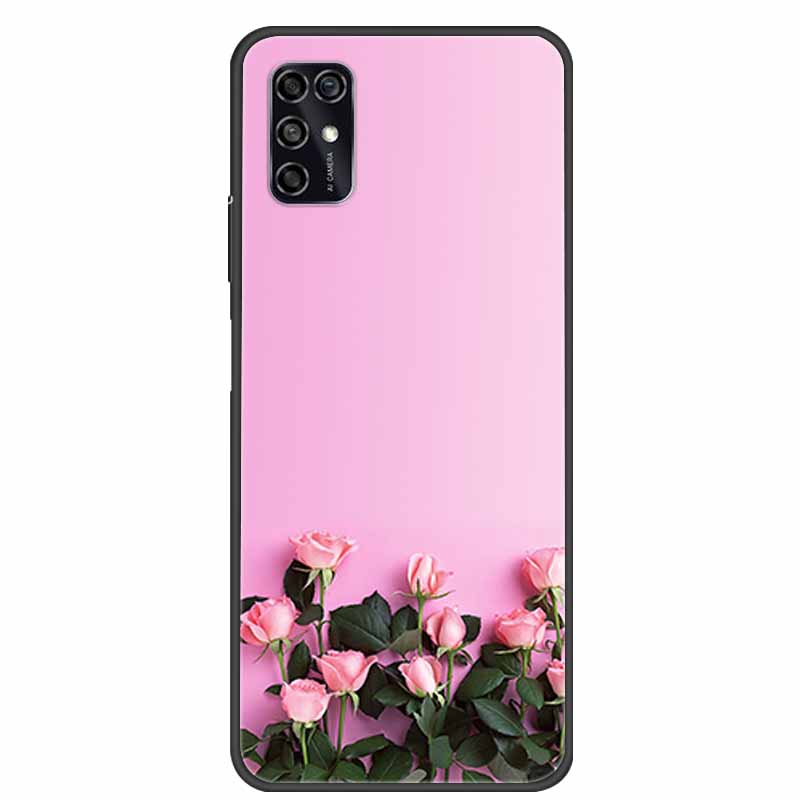 For ZTE Blade V2020 Smart Case Black Bumper Silicon TPU Soft Phone Cover Case For ZTE Blade V20 Smart 8010 Funda Cartoon Coque