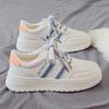Velvet Little White Shoes Women's Autumn and Winter New Versatile Sports and Leisure Board Shoes Winter Cotton Shoes
