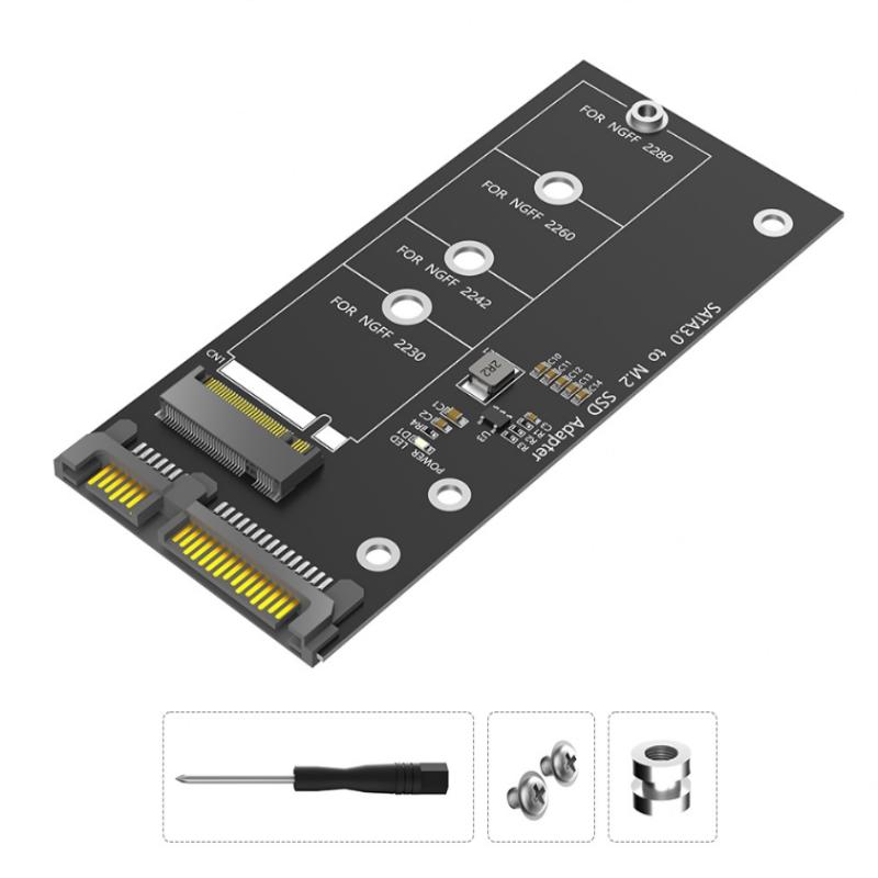 Placa Adaptadora M.2 Ngff para Sata Conversor Ssd Ngff M2 para Sata Iii Drivers para Ngff M.2