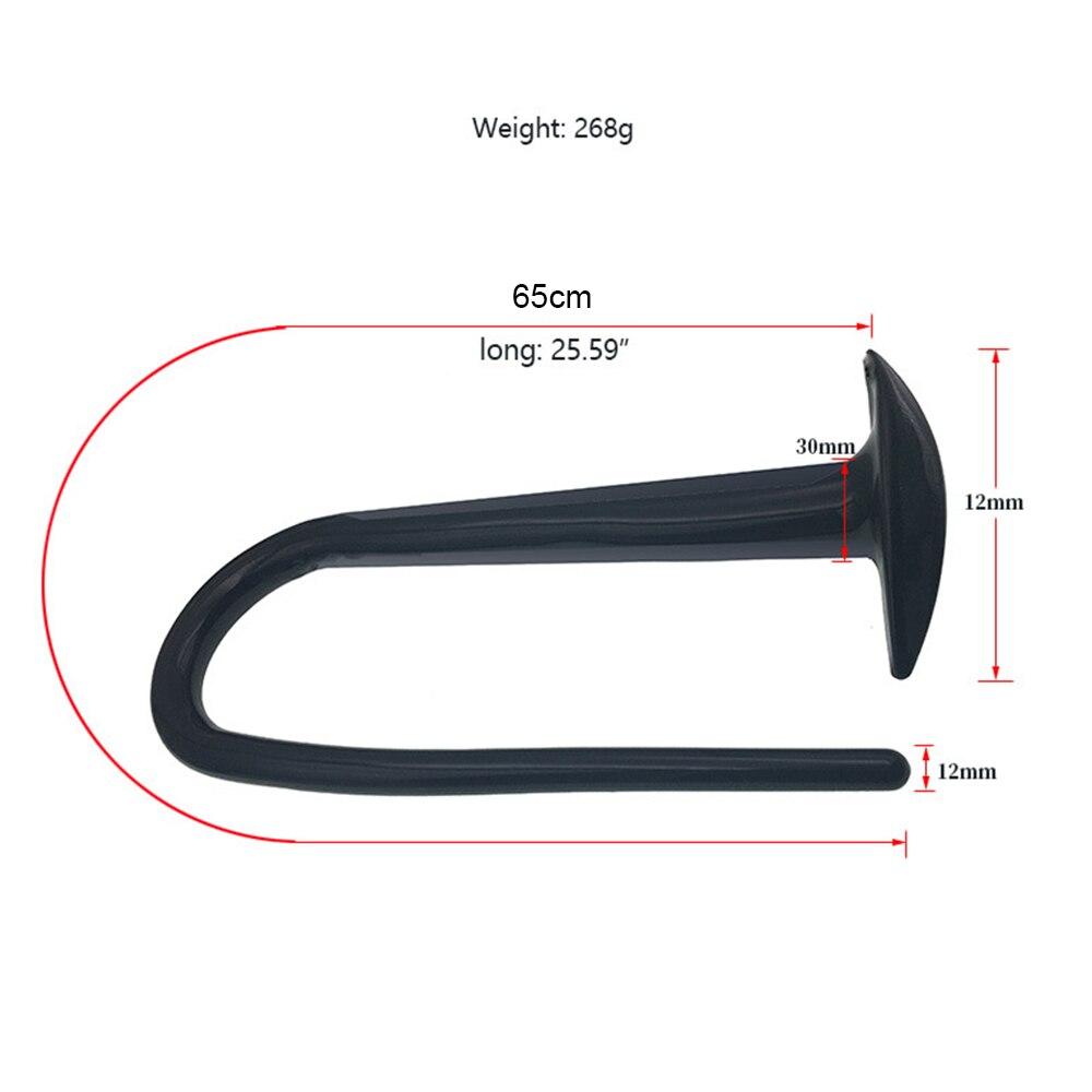 Butt Plug Anal Expander Erwachsene Sex Spielzeug Masturbation Schwarz Dildo Fisting Slave Strap auf Penis