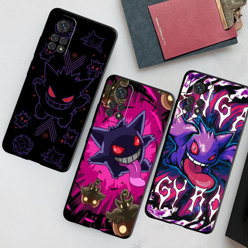 Case For Xiaomi Mi 11 Lite 5G NE 11T Pro 10T 9T 12 12T 12S 12X 11X 11i Note 10 9 Silicone TPU Phone Cover Pokemon Gengar Cool