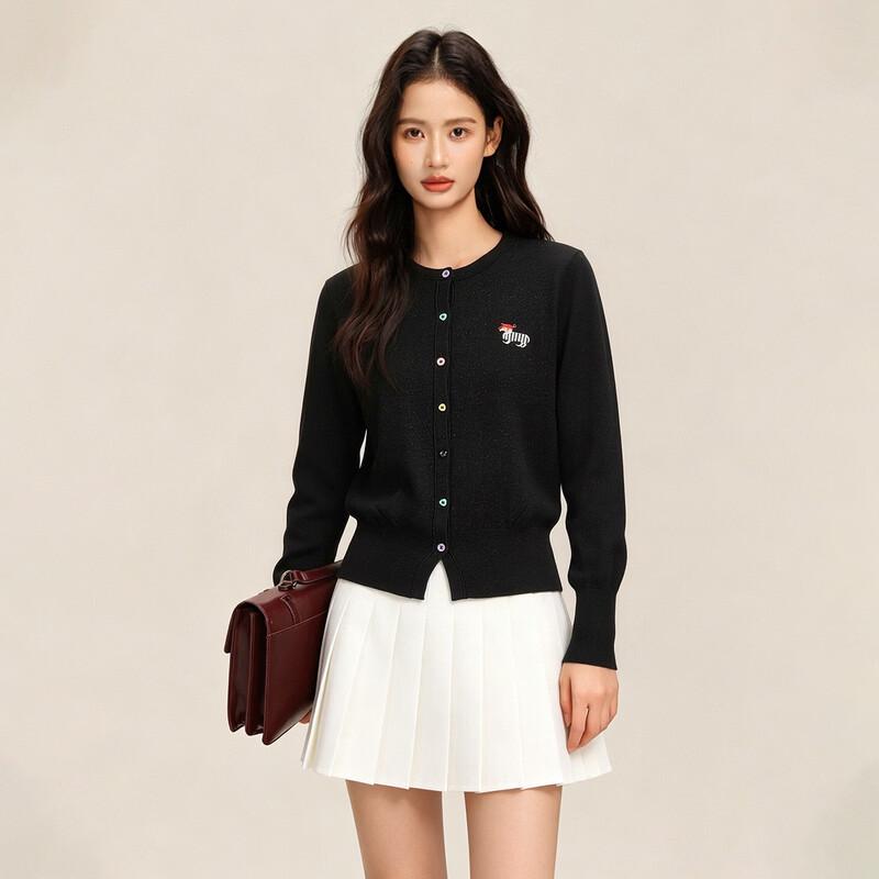 SNOWFLY Women's Lightweight Embroidered Knit Cardigan