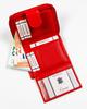 Women's Leather Wallet R-DLL2-NCD-BL-2983 Red