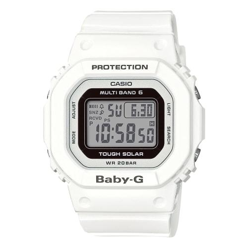 

Casio Baby-G Радиоуправляемые Солнечные Часы, Тип Super Illuminator (Светодиодный светильник высокой яркости), BGD-5000U-7JF, Женские, Белые