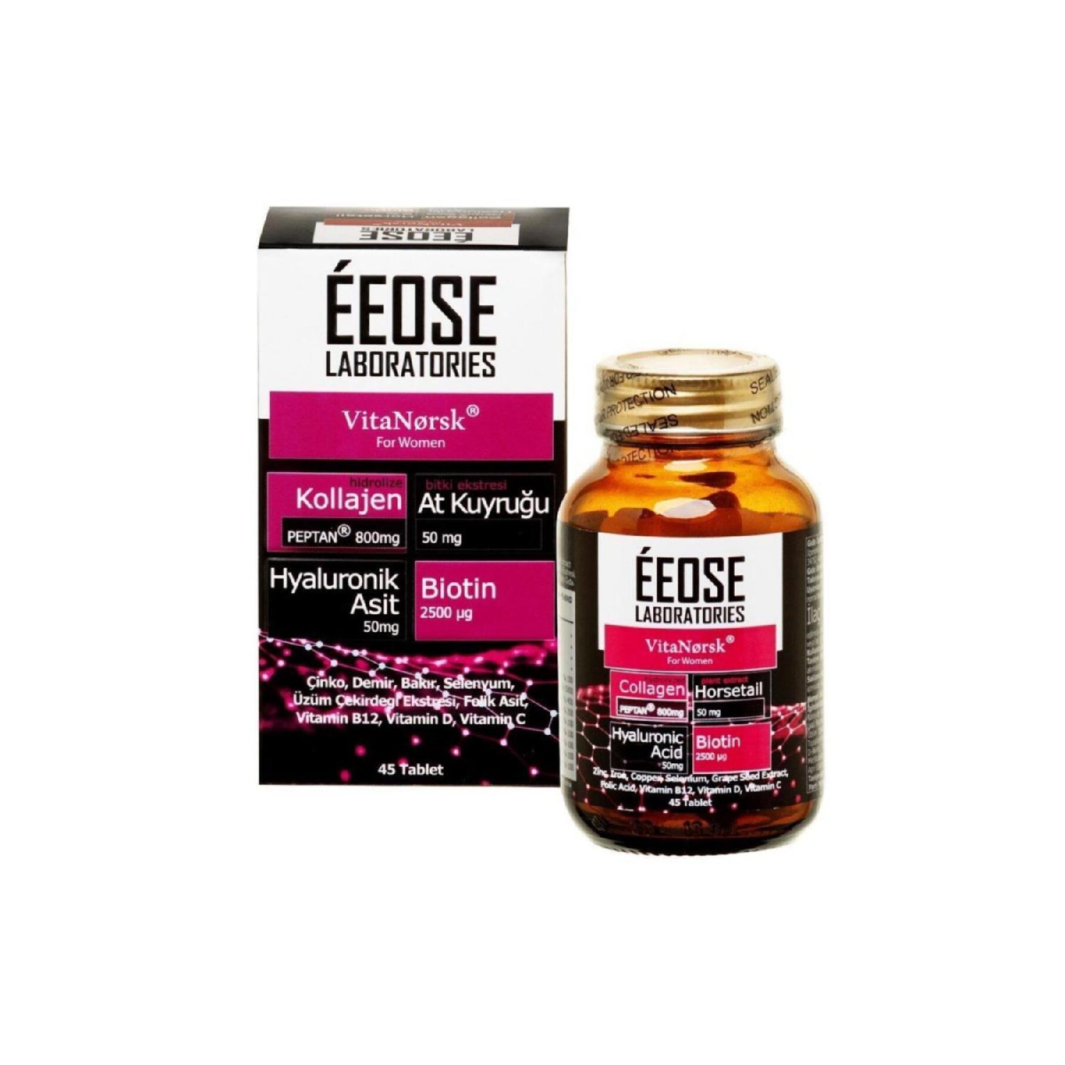 

Collagen Tablet (collagen Hyaluronic Acid Scarf Haluronic Acid Biotin) 45 Tablets