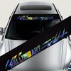 Colorful Reflective Car Stickers Waterproof Decal Front and Rear Windshield Decoration Reflective Laser Auto Accessories