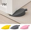 Door Stop Wedge Leaf Shaped Stopper Wedge, Non-Slip Wind?Resistant Stop, Easy Storage Holder Silent Anti?Collision Jam for Home Office Decor Anti