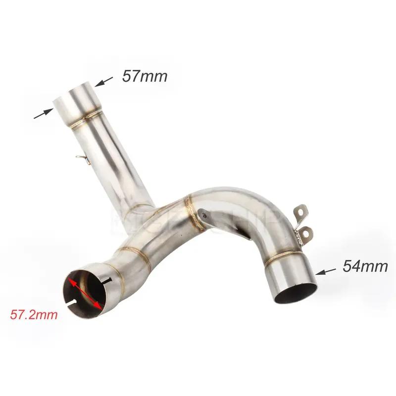 For Ducati Multistrada 1200 2015 2016 2017 Multistrada 1200S MTS1200 Escape Motorcycle Exhaust Muffler Link Pipe Slip-on