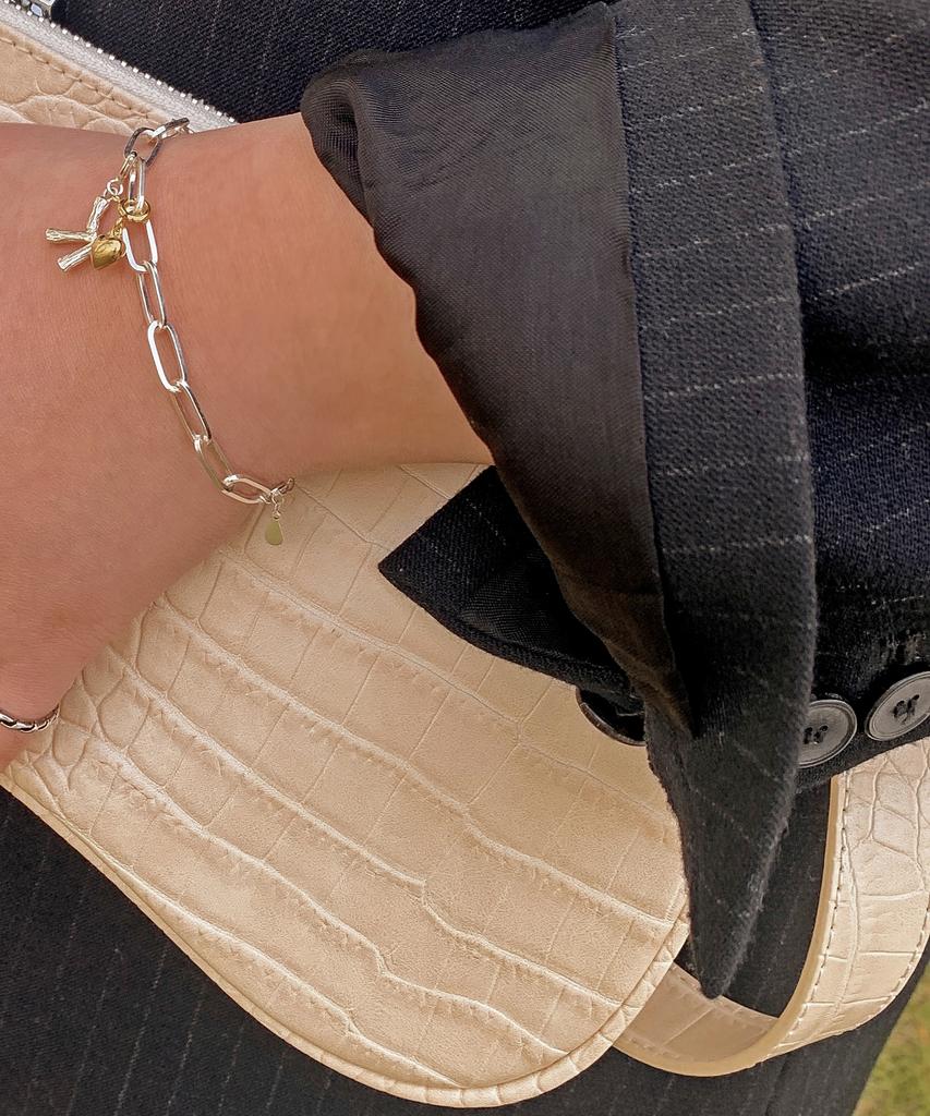 Code.H (Silver 925) Layered Link Chain Bracelet (Type A)