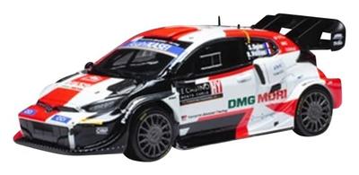 Kokusai Boeki Ixo Scale Toyota GR Yaris Rally 1 2022 Monte Carlo Rally Veillas Finished Model 1/43 #1 S. Ogier/B.