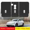 Floor Mat For 2026 2026 Tesla Model Y Standard Trunk Mats Cargo Liners Backrest Pads (Not Fit Model Y Premium and Performance)