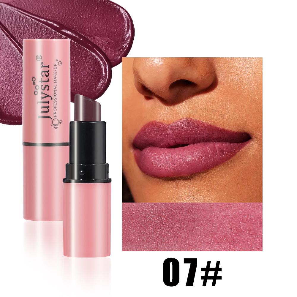 Charming Matte Jelly Lipstick, Lip Makeup, No Fading and No Sticking, Long-lasting and Waterproof, Moisturizing Lip Gloss