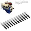 12 stücke Chrom Ventildeckel Schraubensatz Fit für FORD 289 302 351W