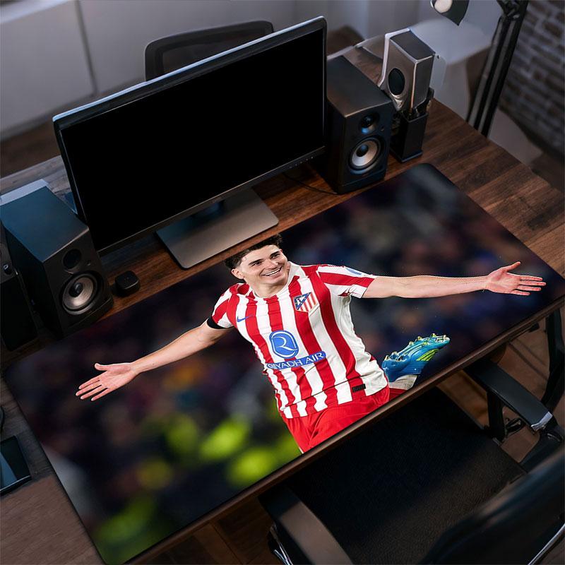 Julian Alvarez Mouse Pad, Large Gaming Desk Mat, Non-slip XXL Mousepad for Laptop & Tablet, Mini PC Playmat with Stitched Edges